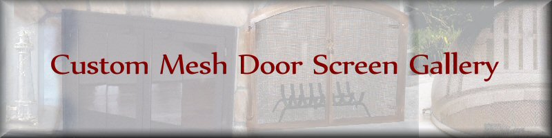 custom mesh door screen gallery