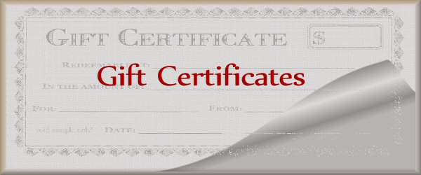 gift certificate banner