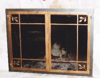 natures window version two black and antique copper with smaller leaf